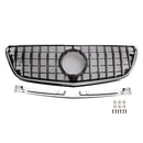 Chrome Front Bumper Grill Grille Fit Mercedes Vito W447 2014-2023 GT Stlye