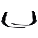 2PCS Front Fog Light Lamp Trim Fit Audi A6 C8 S-Line S6 2019-2023 Black