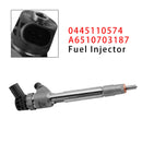 10.2014- For Vito Mixto (Double Cabin) 116 CDI  120 kW 163 PS 2143 cc 1PCS Fuel Injector 6510702987