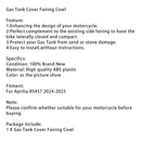 Gas Tank Cover Trim Fairing Cowl For Aprilia RS457 RS 457 2024-2025