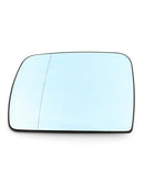 Blue Heated Left Driver Side Wing Mirror Glass For BMW X5 E53 1998-2006