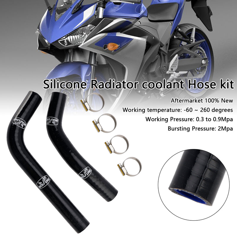 Silicone Radiator coolant Hose For Yamaha MT-03 MT-25 YZF R3 R25 2015-2024