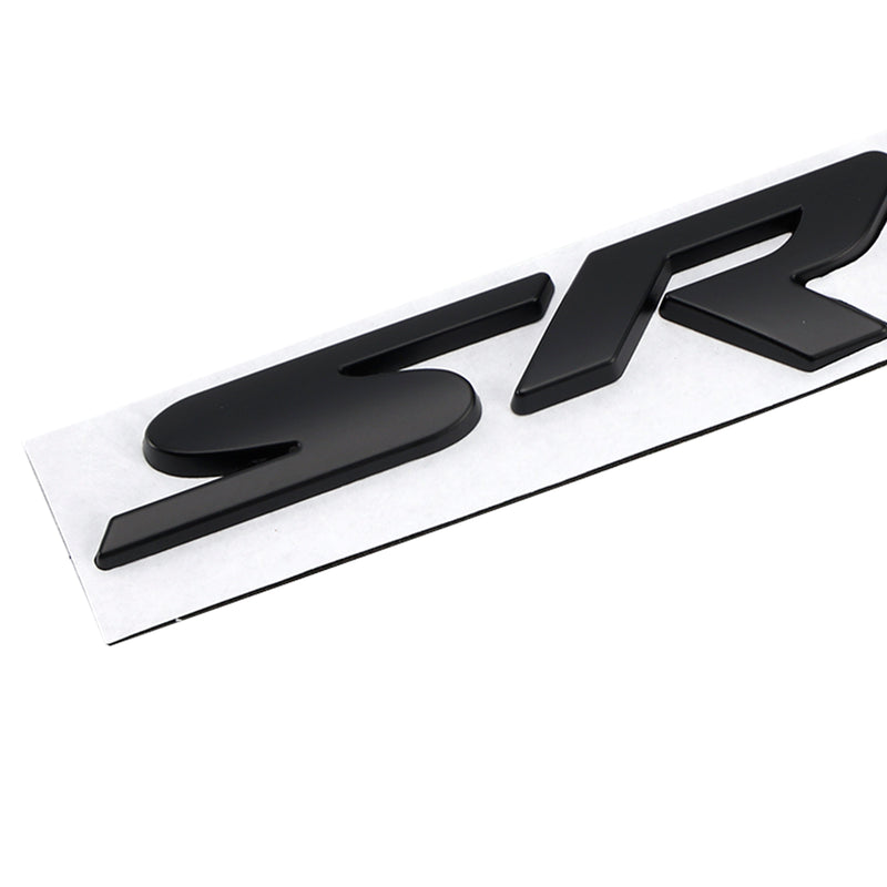 Rear Tailgate SRT Decal Emblem for Challenger Trunk Lid Badge Black