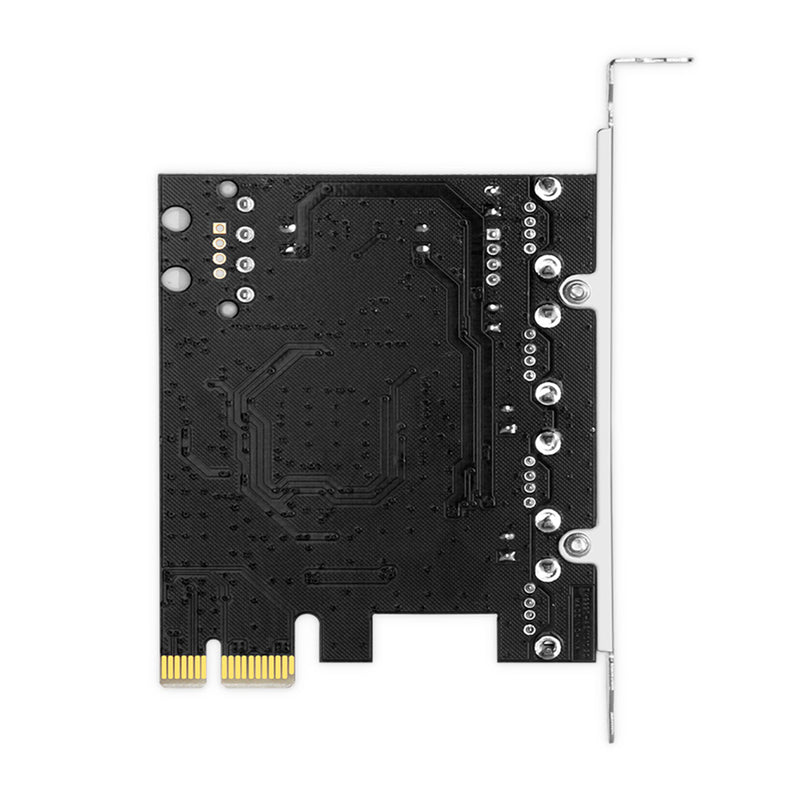HUB PCIE to USB 2.0 Expansion Card Moschip Adapter Card Large 4PIN Power Supply