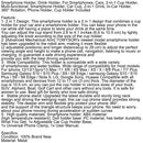 Smartphone Holder, Drink Holder, For Smartphones, Cars, 2-in-1 Cup Holder