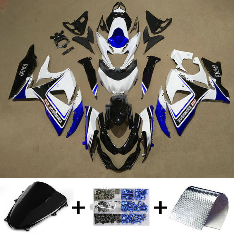 Amotopart Suzuki GSXR1000 2009-2016 K9 Fairing Kit Bodywork Plastic ABS