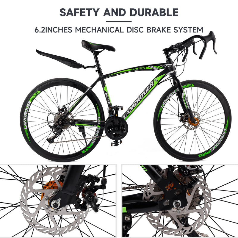 27 speed Road Bike Racing Bicycle 700C 26" Wheels Adult