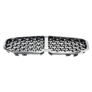 Front Kidney Grille Grill For BMW 1 Series F40 19-23 Silver Diamond Style
