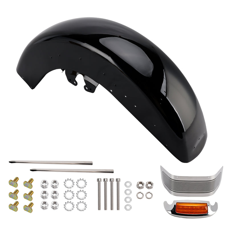 Steel Front Fender Mudguard For Touring Electra Glide Ultra Limited 2014-2024