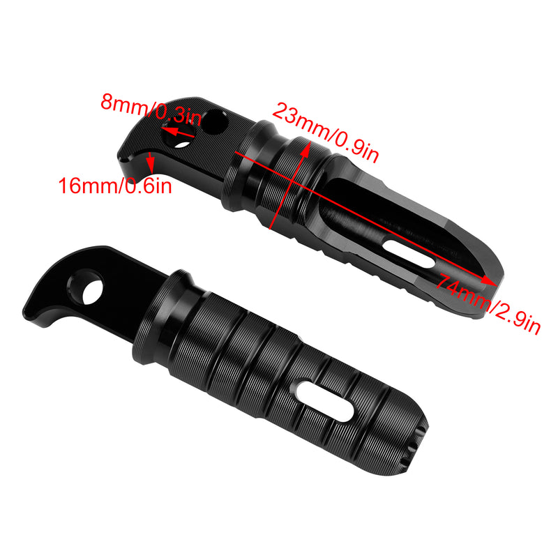 Rear Footrests Foot Peg fit for Yamaha YZF R7 MT07 MT09 Tracer 9/ GT/ GT+ 21-24