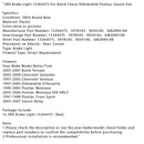 3RD Brake Light 15264475 For Buick Chevy Oldsmobile Pontiac Saturn Van