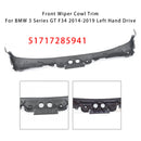 2014-2019 BMW 3 Series GT F34 Front Wiper Cowl Trim  51717285941