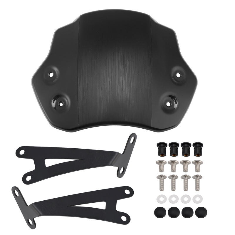Motorcycle Windshield WindScreen fit for SCRAMBLER 400 X 2024-2025 Black