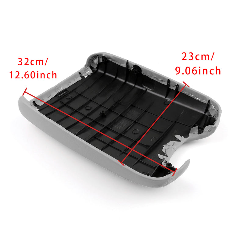 Gray Leather Armrest Centre Console Lid For Honda Accord 2008-2012