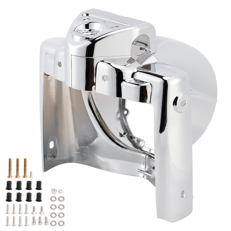 7" Round Headlight Nacelle Cover For Touring Road King FLHR 2014-2023