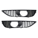 2PCS Front Bumper Fog Light Grill Lamp Cover Fit Audi Q7 Sportback 2010-2015