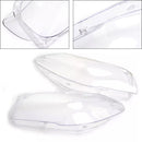 2PCS Front Headlight Lens Cover LampShade L&R For BMW 5 F10 F11 F18 10-13