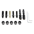 Aluminum Black Custom LED Turn Signal Mirrors For Touring Softail Dyna Rocker