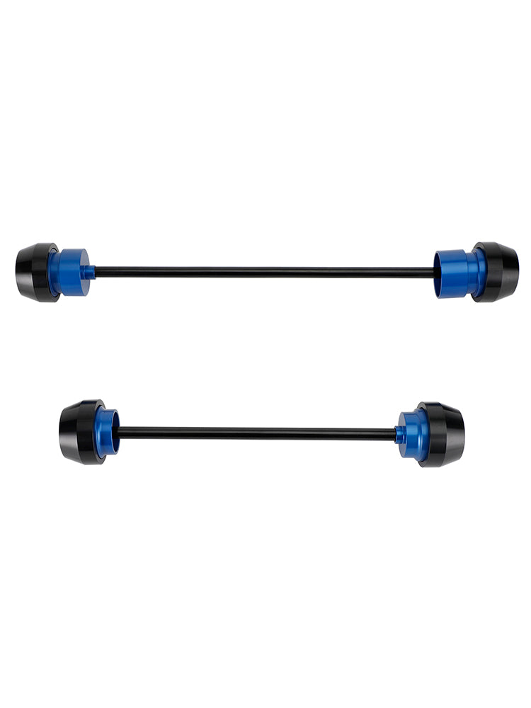 Front Rear Axle Fork Wheel Slider Cnc Blue Fits For Yamaha Yzf-R7 Yzf R7 21-23
