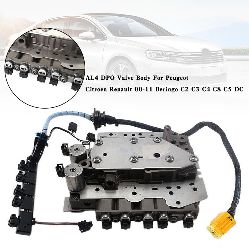 AL4 DPO Valve Body For Peugeot Citroen Renault 00-11 Beringo C2 C3 C4 C8 C5 DC