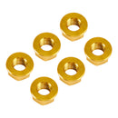 ALU M10 GOLD SPROCKET NUT SET FOR DUCATI STREETFIGHTER V2 V4 1260 X DIAVEL 1260