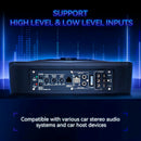 1200W Car Subwoofer 10" 12V Slim Under Seat Powered Car Subwoofer for Car Truck