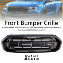 Black Raptor Style Front Bumper Grill Grille Fit Ford Ranger 2019-2023