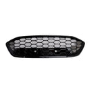 ST Style Gloss Black Mesh Front Bumper Grill Fit Ford Focus MK4 2018-2021