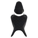 2025- For Yamaha Yzf-R3 2025- Mt-03 Driver&Passenger Seat Rear Cushion Black