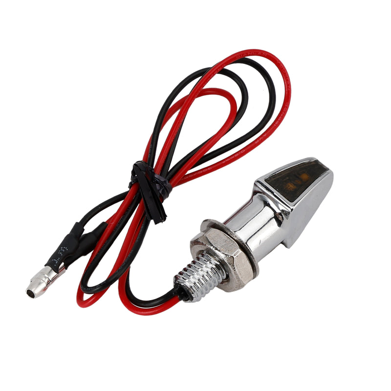 12V LED Turn Signal Indicator Light 8mm Universal Motorcycle For Yamaha