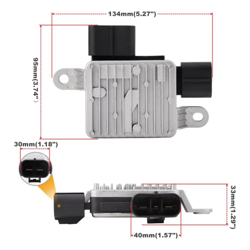 Radiator Fan Control Module For Sonata Optima 2.0L Hybrid 16-19 25385E6000