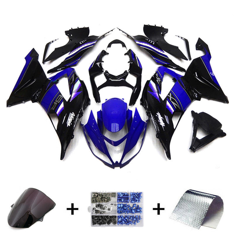 Amotopart Kawasaki ZX6R 636 2013-2018 Fairing Kit Bodywork Plastic ABS