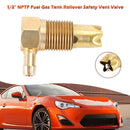 1/2" NPTF Fuel Gas Tank Rollover Safety Vent Valve Assembly 5/16 Hose