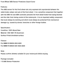 Front Wheel ABS Sensor Protection Guard For BMW R1300GS / ADV 23-25