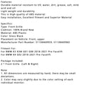 Gloss Black Front Kidney Grille Mesh Grill Fit BMW X4 G02 X3 G01 G08 2018-2021