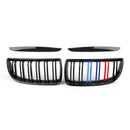 Front Kidney Double Slat Grille For BMW E90 Sedan Wagon 320i 04-07 M-Color