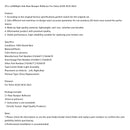 2018-2023 Volvo XC60 2Pcs Left&Right Side Rear Bumper Reflector