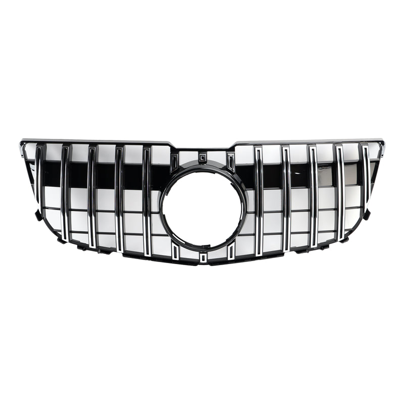 Front Grille Grill Mesh Chrome For Mercedes Benz GLK X204 2013-2015 GT