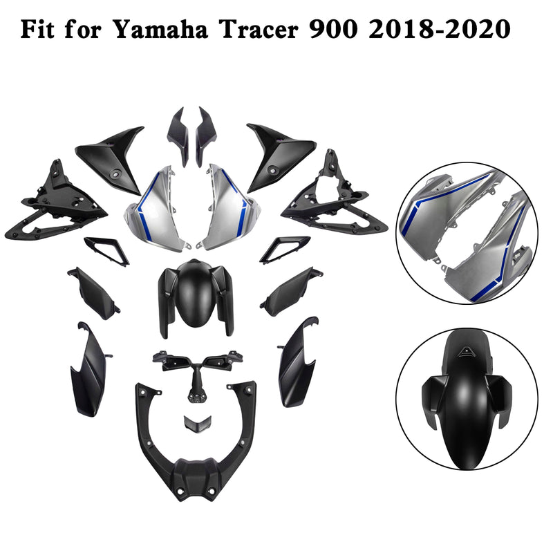 Yamaha Tracer 900 2018-2020 ABS Plastic Bodywork Fairing Kit