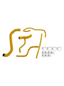 2022-2025 Aprilia Tuareg 660 Silicone Radiator coolant Hose