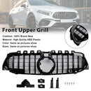 GT-Style Front Bumper Grille Grill Fit Mercedes Benz A-Class W177 2019-2023