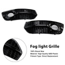2PCS Front Bumper Grill Fog Light Lamp Covers Fit Audi Q5 2009-2012