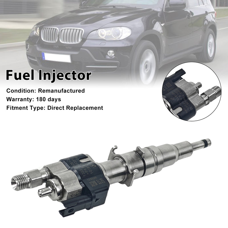 1PCS Fuel Injector 13537585261-12 Fit BMW N54 N63 335 535 550 750 X5 X6
