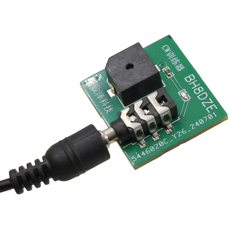Mini CW Trainer Morse Code Trainer Hand Key Trainer Oscillator Button w Battery