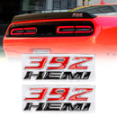 2X 3D Fender Side 392 Hemi Decal Emblems for Challenger Charger Badge