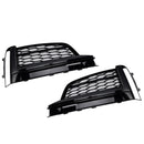 2PCS Front Bumper Fog Light Grille Cover Fit Audi A5 S-Line S5 2018-2019
