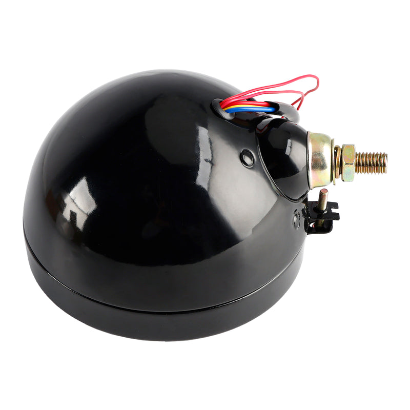 5.75" Spotlight Headlight Fog 9-Bulbs Black