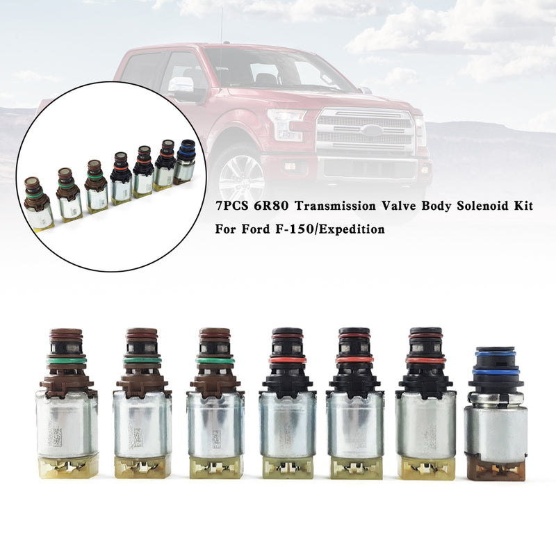 2015-present Ford Transit Everest 7PCS 6R80 Transmission Valve Body Solenoid Kit