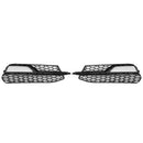 Front Lower Bumper Fog Light Cover Grille Fit AUDI A3 S3 S-Line 2013-2016
