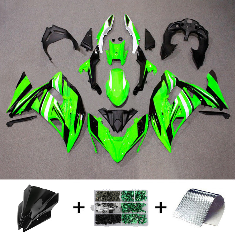 Amotopart Kawasaki ER6F/Ninja650R 2017-2019 Fairing Kit Bodywork Plastic ABS